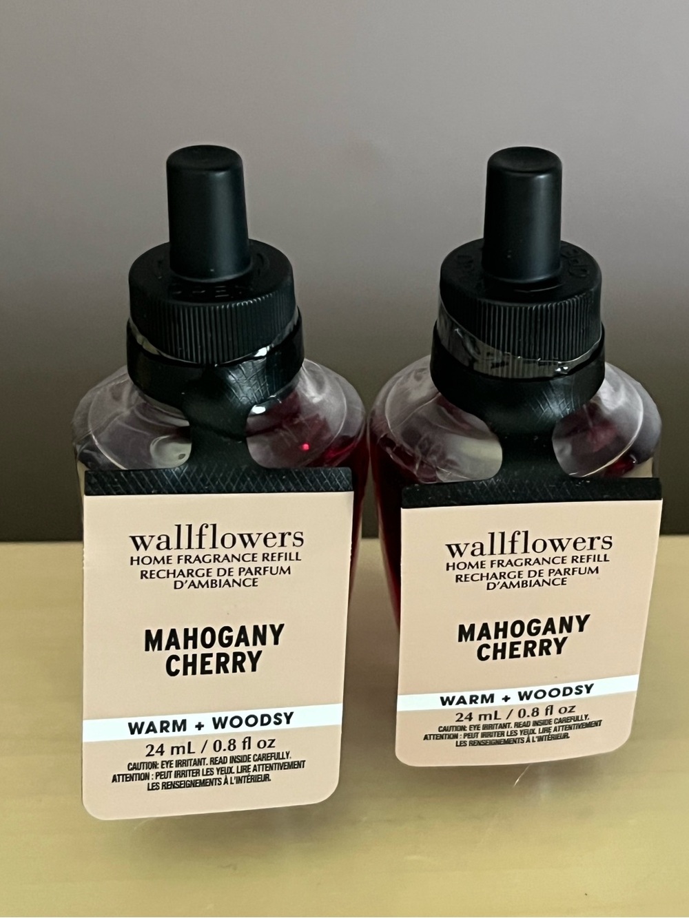 Two White Barn Bath & Body Works Mahogany Cherry Wallflowers Refills